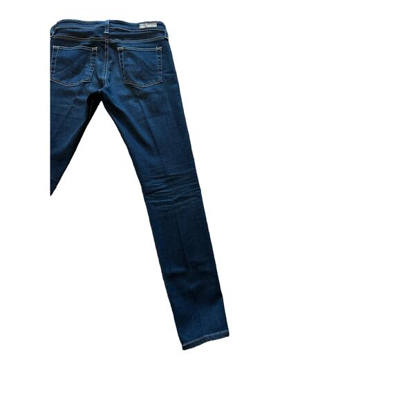 AG-ED Denim Women's 27R The Farrah High Rise Skinny Ankle Dark Wash Blue Jeans - Picture 10 of 14